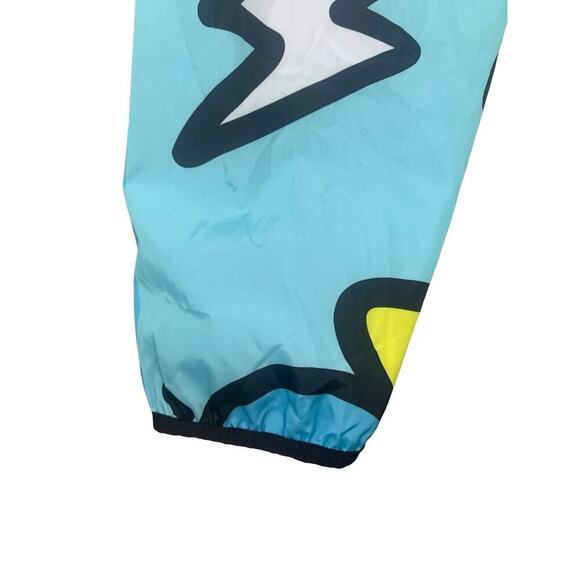 Reason Brand Peace Sign RELAX ANORAK Abstract Mesh Lined Windbreaker Men's L NEW - Picture 6 of 12